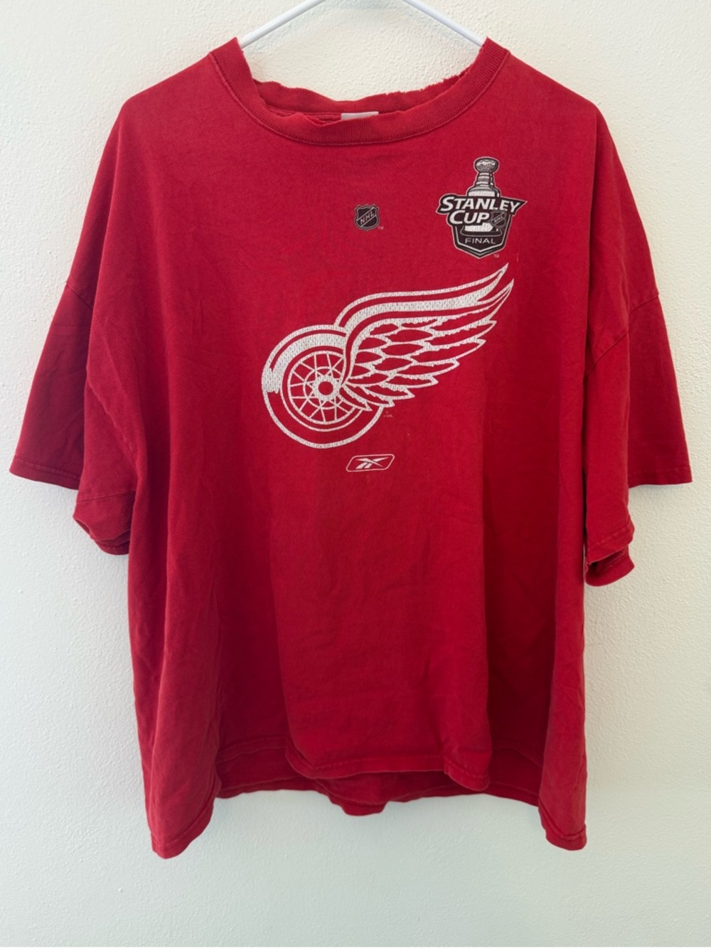 Vintage Delta Magnum Weight 2008 Detroit Red Wings Stanley Cup Champs Tee
